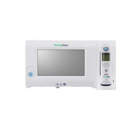 Monitor, Welch Allyn Connex Spot 7300 Series w/ Bluetooth Connectivity, SureBP Non-invasive Blood Pressure, Masimo SpO2, Braun PRO 6000 Ear Thermometer (1/EA) by Hillrom/Welch Allyn  ID 73ME-B